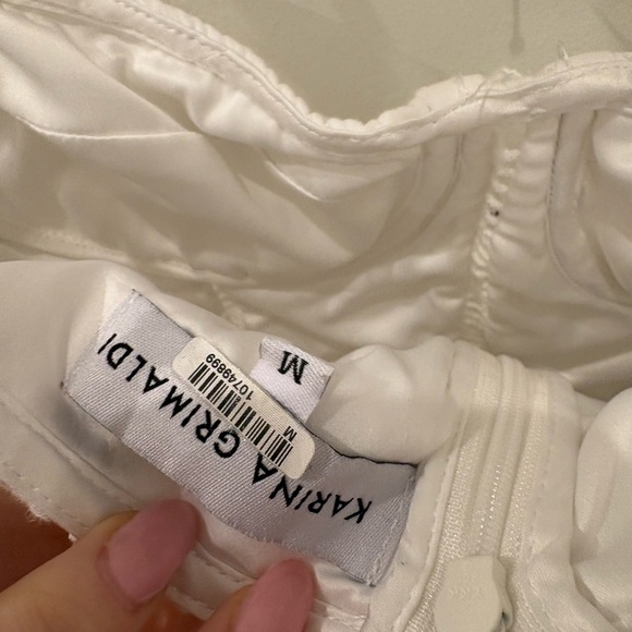 Karina Grimaldi White Eyelet Midi Dress - Picture 5 of 5